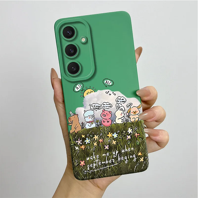 Sweet Fashion Butterfly Painted Soft Silicone Phone Case - Lovely Design Cover