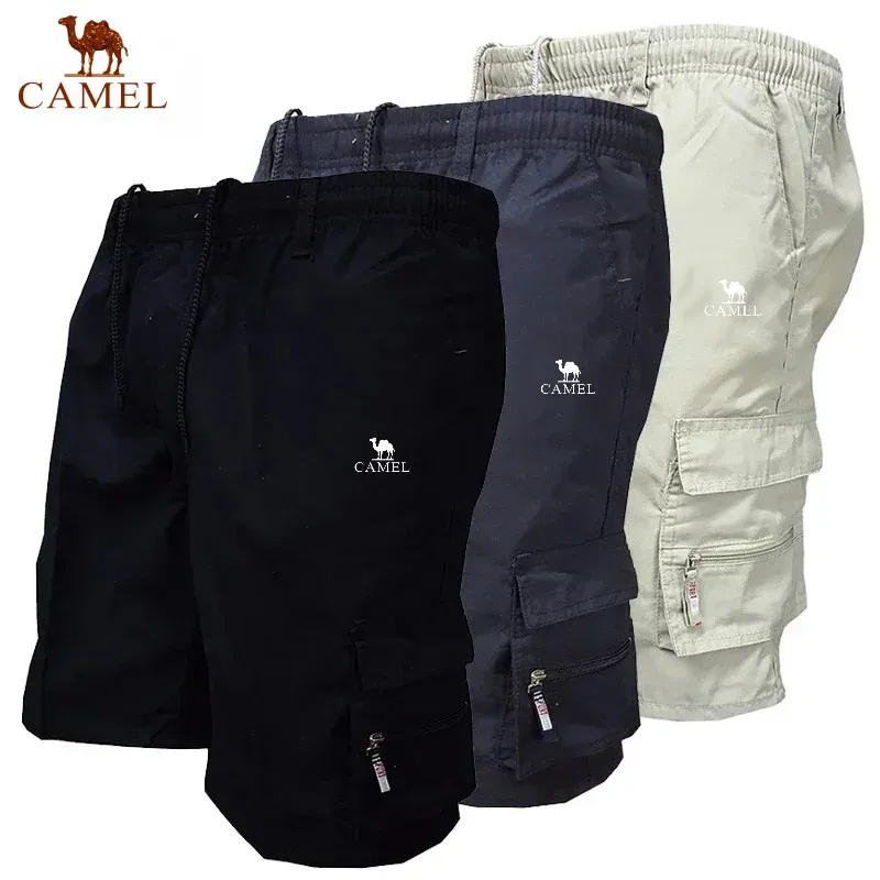 

Шорты мужские с карманами, на молнии, для занятий спортом, бега, отдыха на открытом воздухе, весна-лето