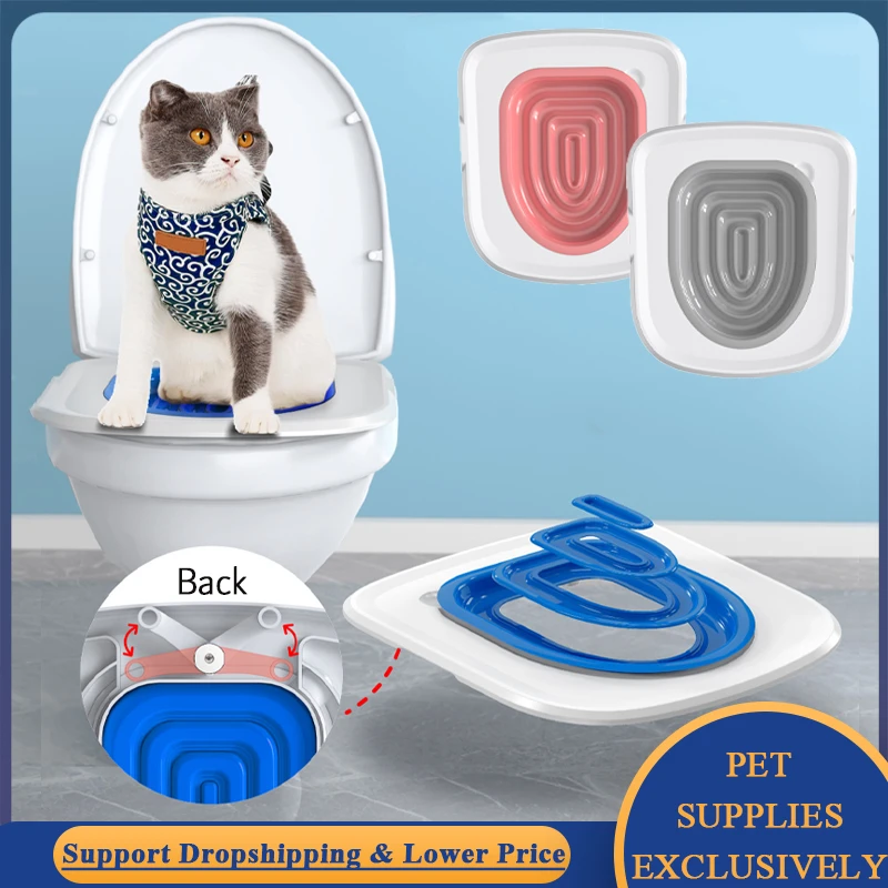 Cat Toilet Training Kit Cat Bedpans Litter Box For Puppy Kitty Potty