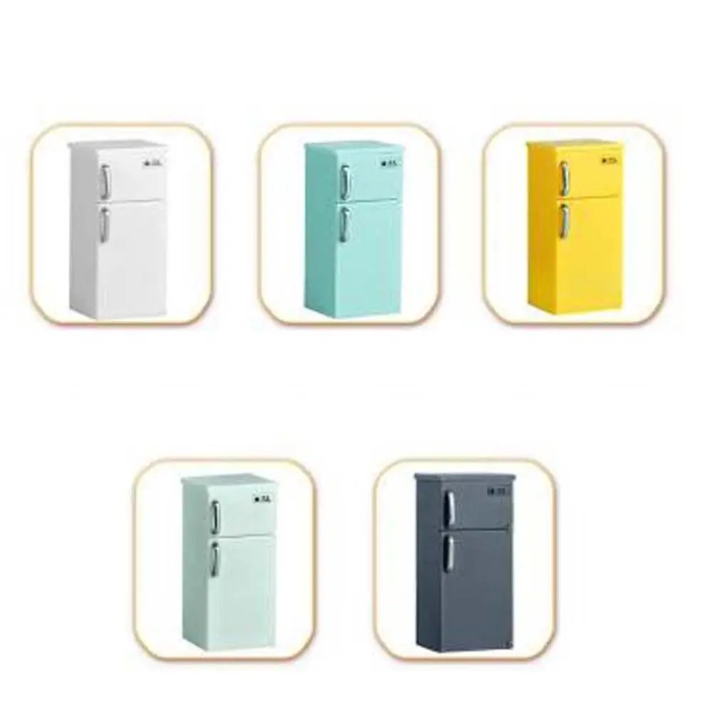 Dollhouse Furniture Desktop Decor Dollhouse Accessories 1:12 Dollhouse Miniature Doll House Decoration Simulation Refrigerator