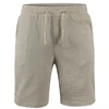 KB New Men's Cotton Linen Shorts Pants Male Summer Breathable Solid Color Linen Trousers Fitness Streetwear S-3XL 1