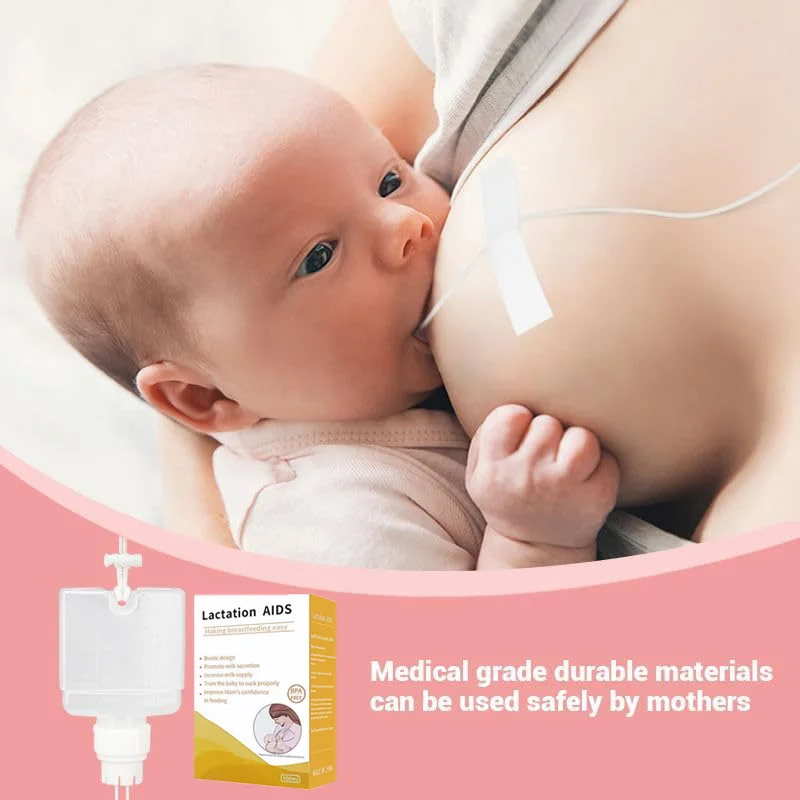 Liberi la nave Allattamento al seno Neonato Essenziale - Sistema di allattamento supplementare senza BPA Biberon per la nutrizione del bambino Combo Alimentazione del bambino - immagine 4