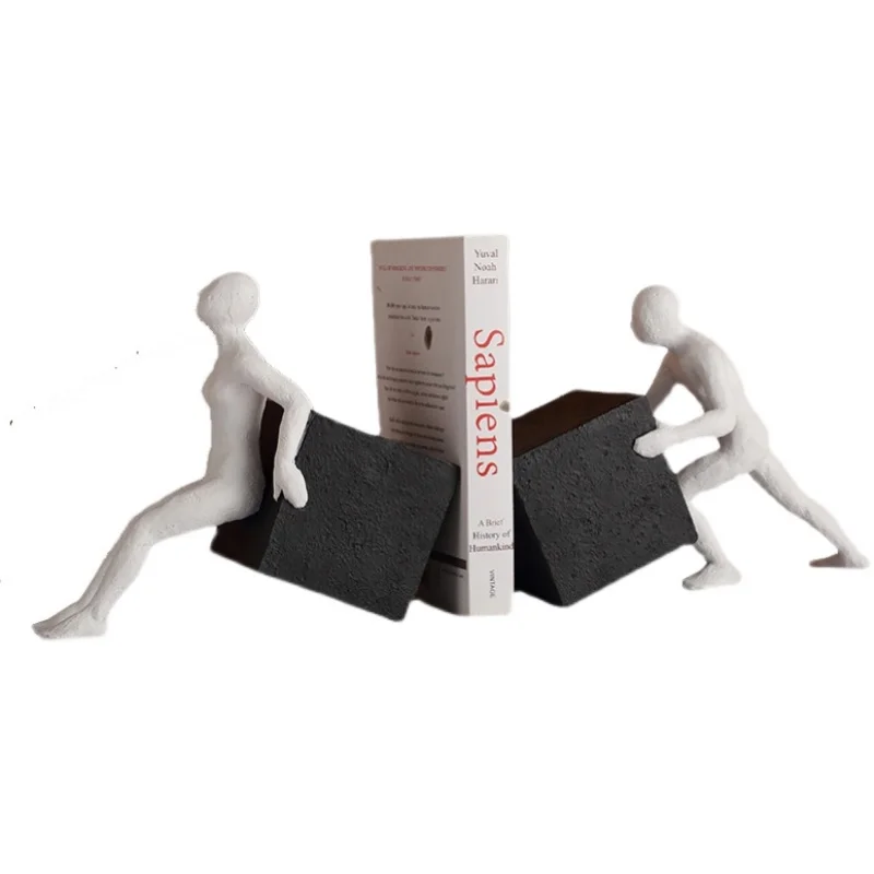 creative-abstract-white-character-bookend-character-sculpture-model-decoration-bookcase-study-art-person-bookend-gift-home-decor