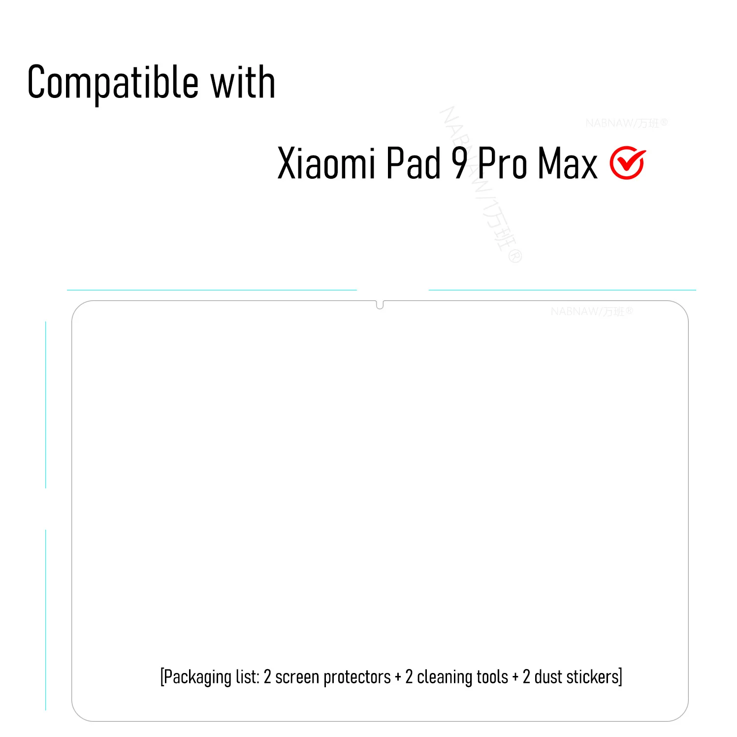 Premium HD Tempered Glass Screen Protector - 2 Pack, Damage-Proof & Oil-Resistant