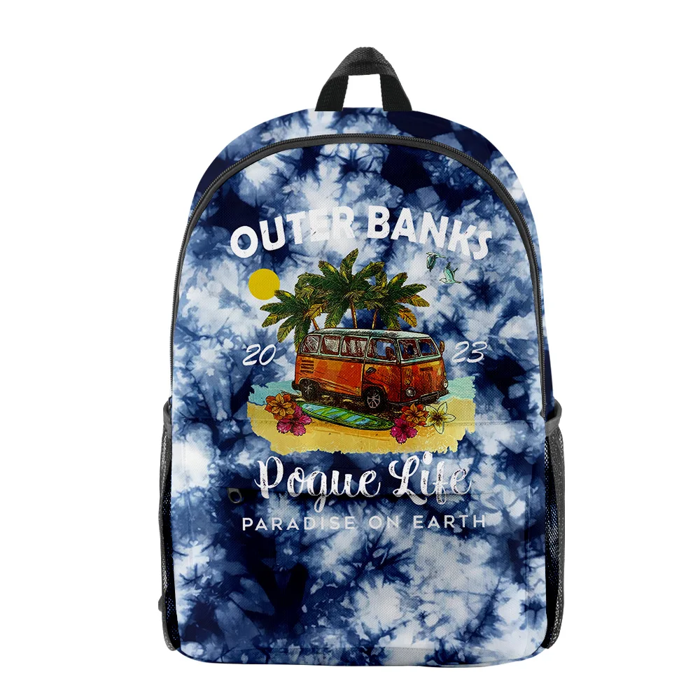 Popular Outer Banks Season 3 Tv Series pupil Bookbag Notebook Backpacks 3D Print Oxford Waterproof Boys/Girls Travel Backpacks