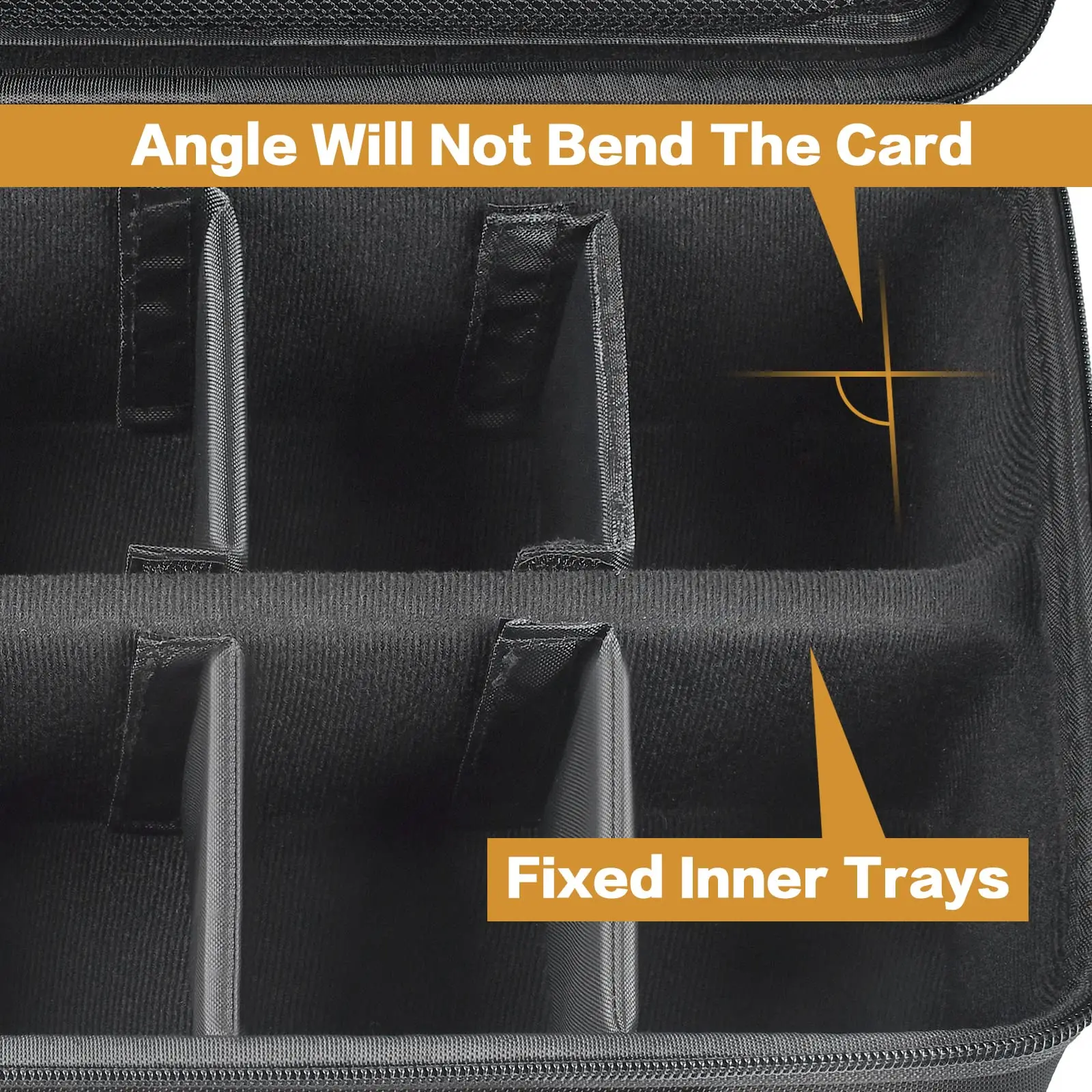 Card Holder Trading Card Case Storage Box Deck Boxes for 2700+ Standard Card Games Travel Organizer Holder Compatible with TCG