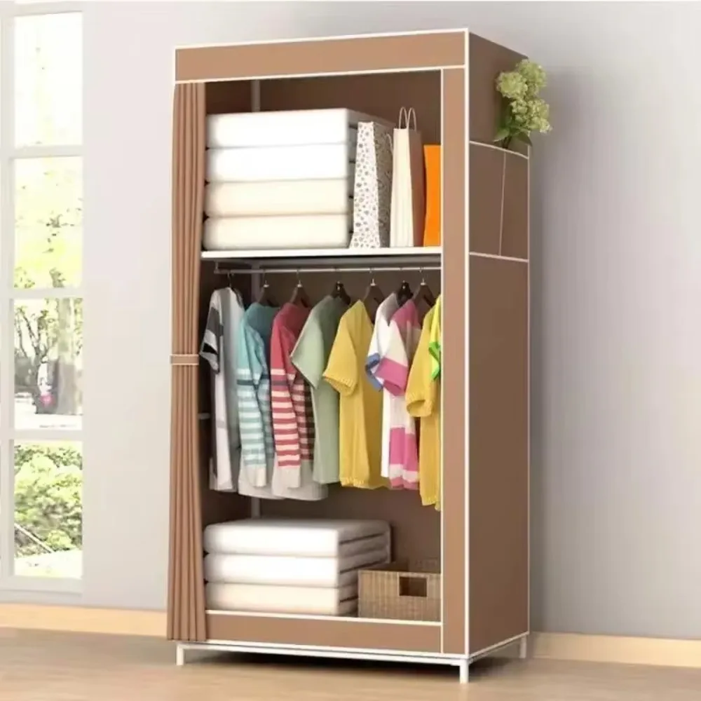 Cloth Wardrobe Enlarged Open Closets Simple Dustproof Large Capacity Portable Folding Cupboard Organizer Clothing Storage Rack cloth wardrobe,fabric wardrobe