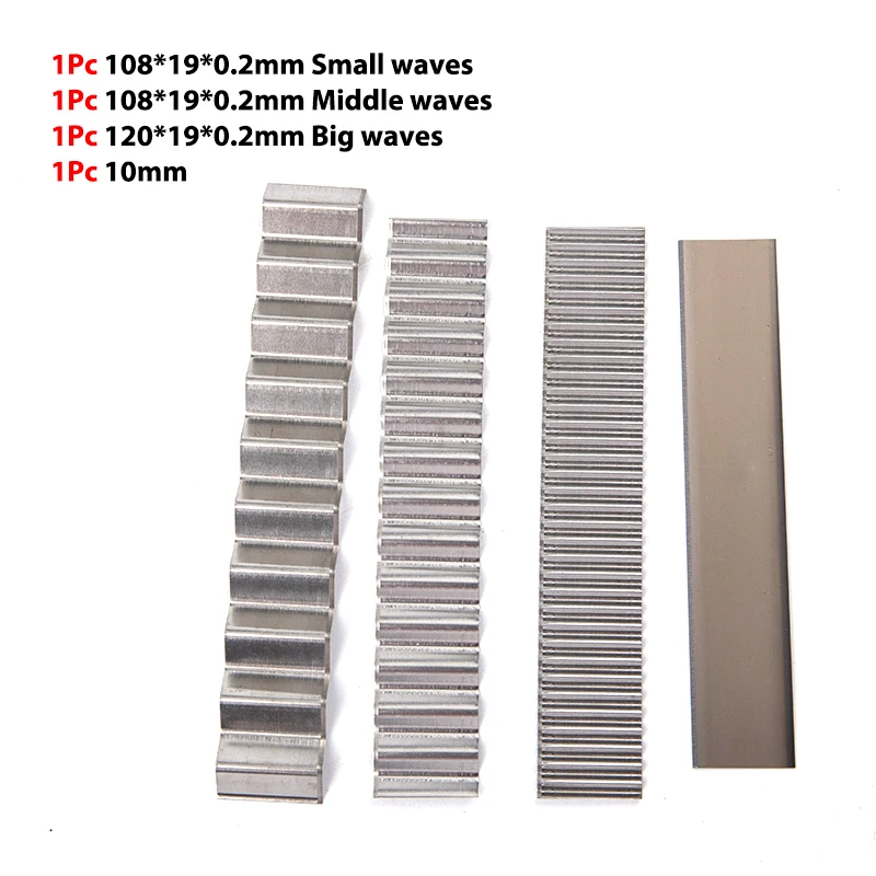 

4Pcs Clay Cutter Pottery Flexible Wavy Blade Ceramic DIY Art Sculpting Tools Polymer Clay Slicing Cutting Tools Art Sculpting