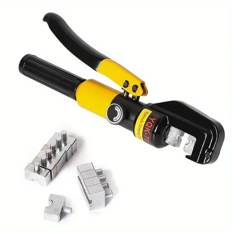 4-70mm² Hydraulic Crimping Pliers YQK-70 Pressure 10T Home Hydraulic Tools Hydraulic Pliers DIY Cable Terminal Crimping Pliers 3
