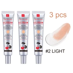 Radiant Complexion CC Cream - Full Coverage Moisturizing Concealer Foundation (3pcs Light)
