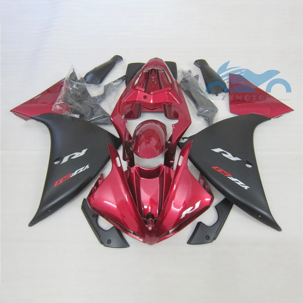 

Обтекатели для YAMAHA YZF R1 2009 2010 2011 2012 YZF R1, обтекатели, комплекты обтекателей, темно-красные черные, 09-12