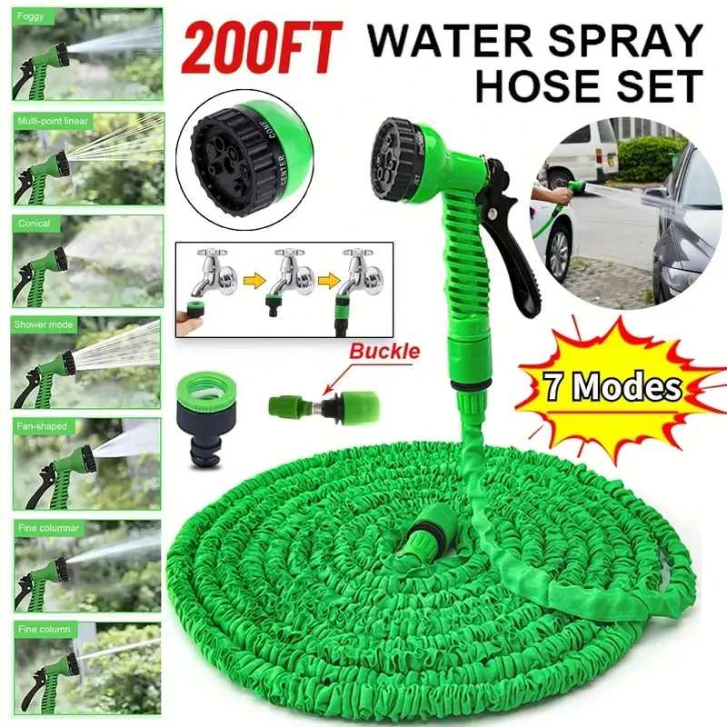 Description Picture 3 of item25FT~200FT Garden Hose Expandable Magic Water Pipes Home Garden Daily Watering Tools High-Pressure Car Wash Cleaning Water Gun