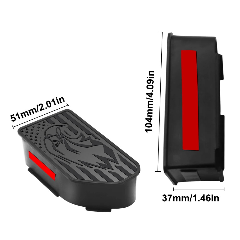 2 x hintere Lochkappen, Bettschienen-Lochstopfen, Abdeckungen für Chevy Silverado/GMC Sierra 1500/2500/3500HD 2019 2020 2021 2022 2023 2024 2025 – Detail 11