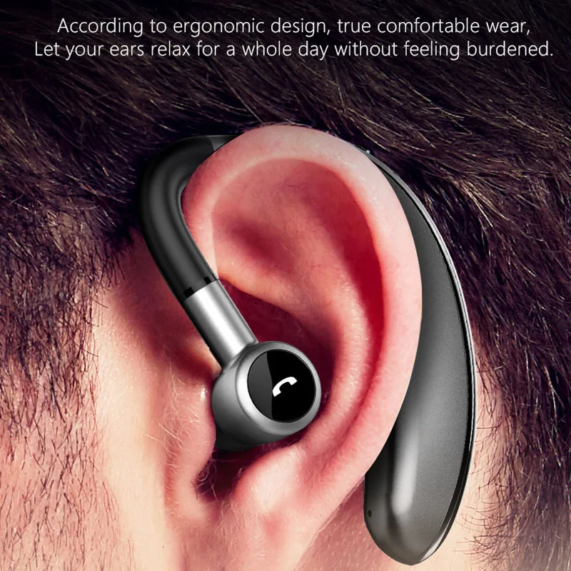 Caller Name Bluetooth Headset Earphone Waterproof Dust Mist Color
