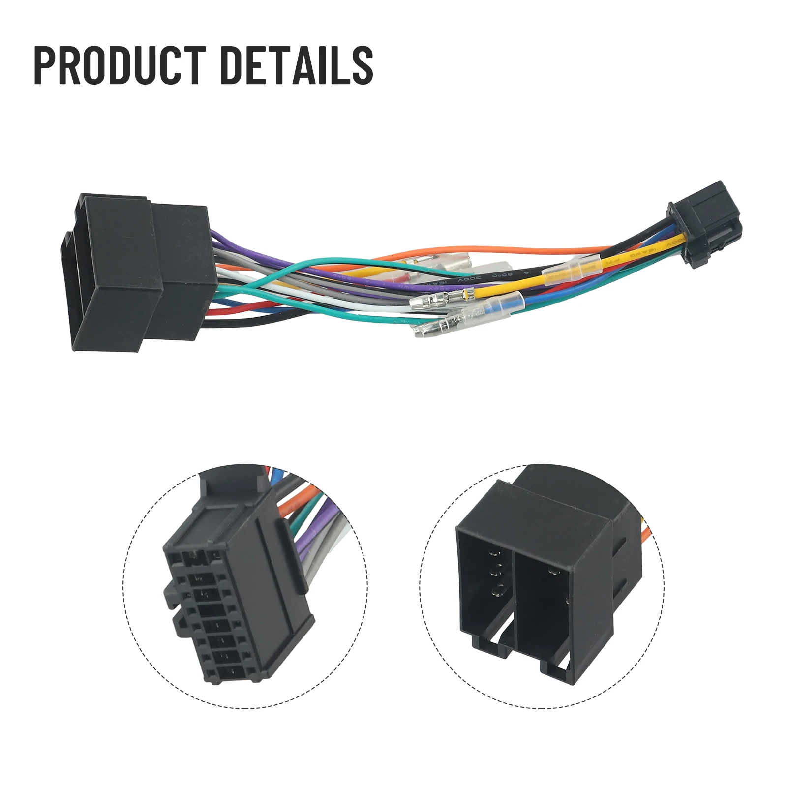 

Car Stereo Radio ISO Wiring Harness Connector 16-Pin PI100 For Pioneer 2003-on Adapter Harness Electronics Accessories