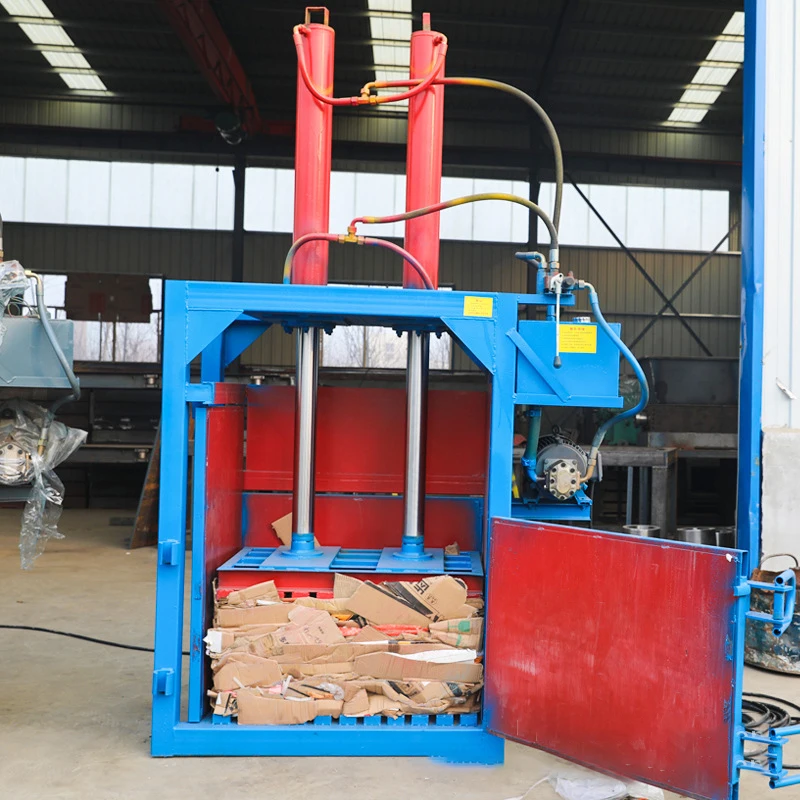 Waste Paper Vertical Hydraulic Semi-automatic Baling Machine Chinese Packaging Machinery 6