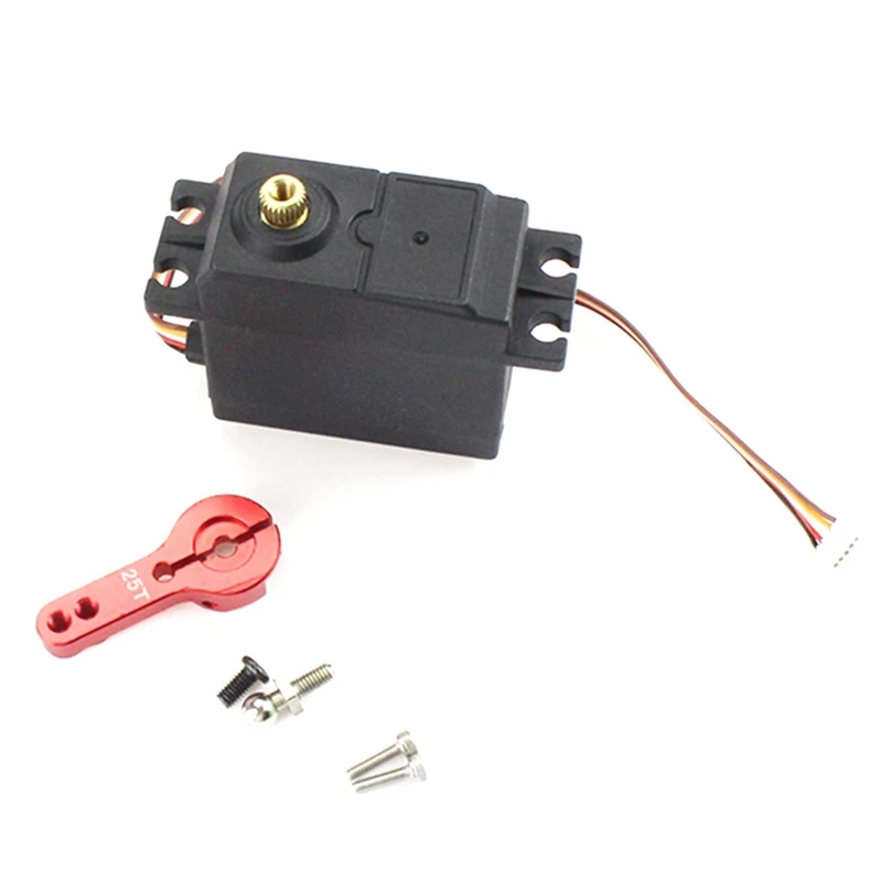 

Сервопривод с металлическим сервоприводом, пять проводов, для Wltoys 104001 1/10, запчасти для радиоуправляемых автомобилей, аксессуары