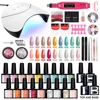Phoenixy Gel Nail Polish Set with 36W UV LED Nail Lamp Semi Permanent UV Gel Varnish Professional Nail Design Manicure Tools Kit 1
