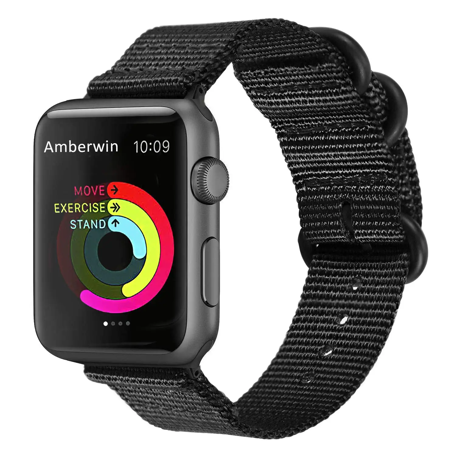 Riemen für Apple Watch Band 44 mm 40 mm 45 mm 41 mm 42 mm 46 mm 49 mm Nylon-Gürtelarmband Correa iWatch Serie 11 10 7 6 9 SE 8 Ultra 3 – Detail 2