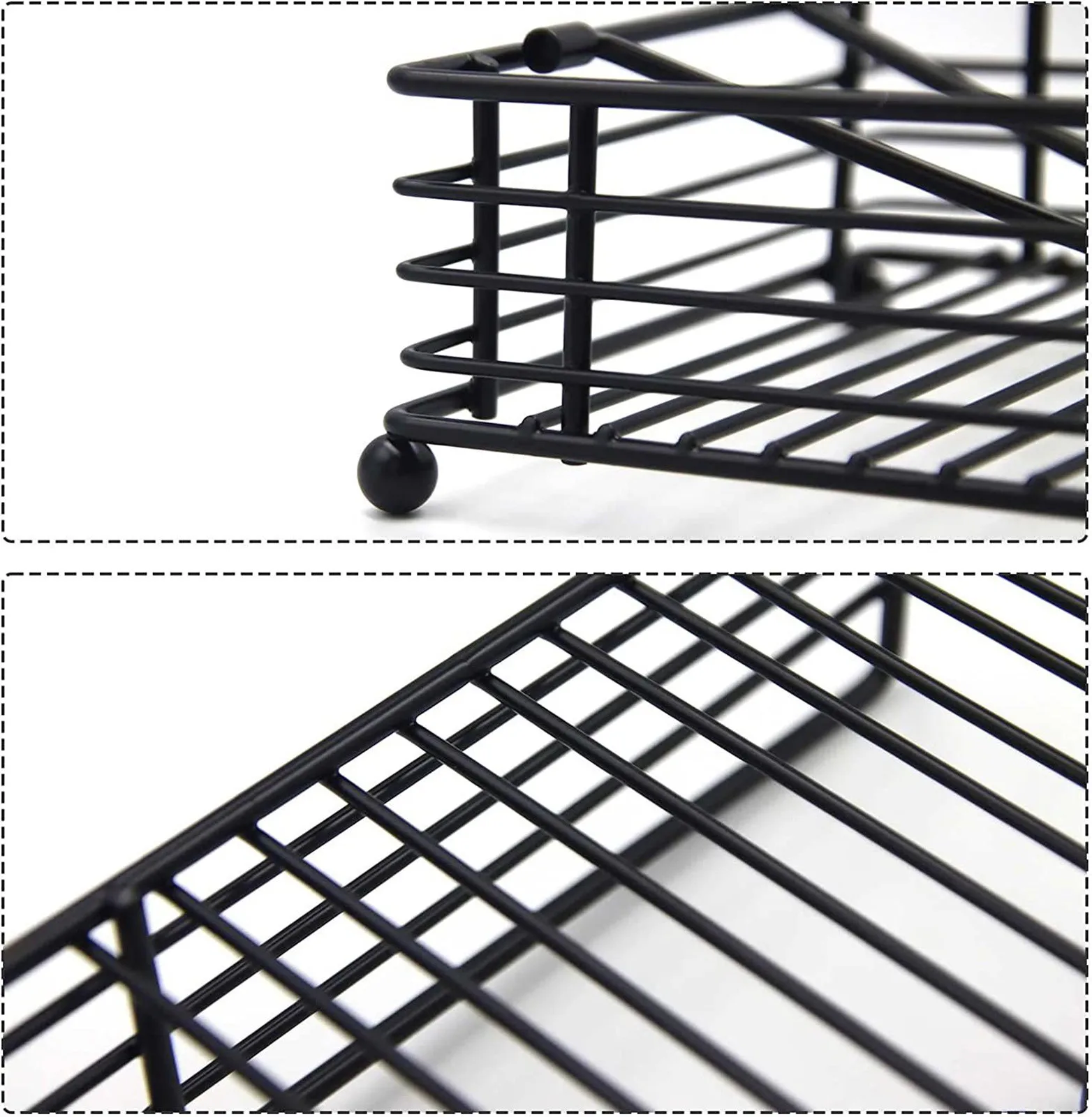 Flat Napkin Holder Metal Kitchen Napkin Holder With Weighted Tension Arm Rustic Tissue Paper Dispenser For Countertop Table 5