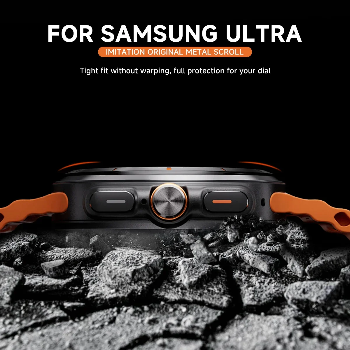 Premium Bezel Ring Case for Smartwatch - Durable Protector Frame Accessory