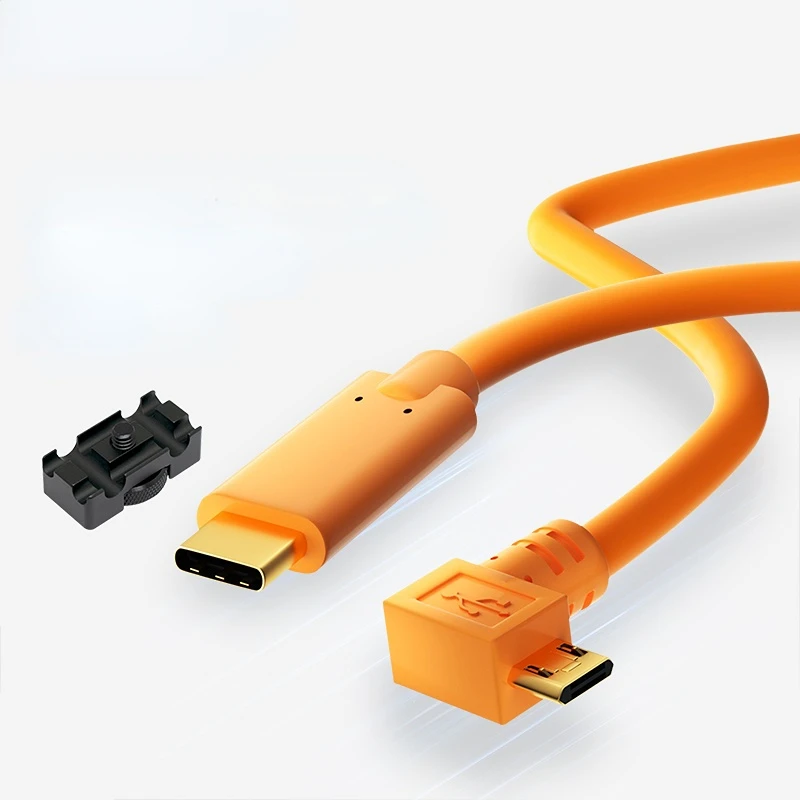 Cavo USB C A USB A 3A Intrecciato Nylon Per Ricarica Rapida E Sincronizzazione Dati, Compatibile Con Canon EOS, Sony, Nikon, IPhone 15, Samsung E Altri (0.9m/1.8m/3m)
