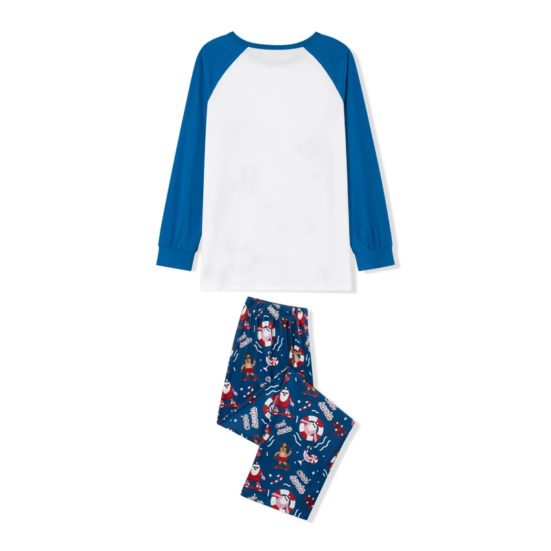 Christmas Family Pajamas Matching Set with Snowman Print