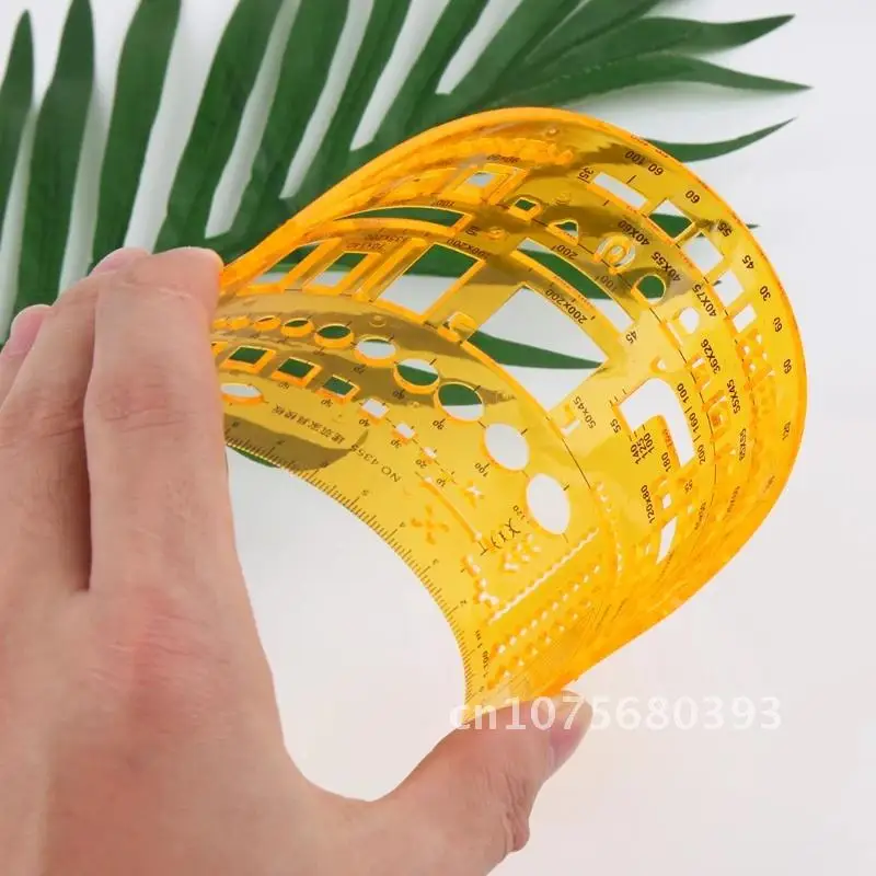 

Professional Hot Universal Furniture Construction Architect Template Ruler 1:100 1:50