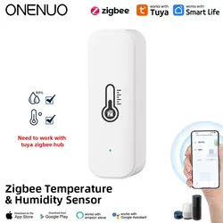 Smart Temperature and Humidity Sensor with App Remote Monitor for Smart Home Integration (Zigbee)