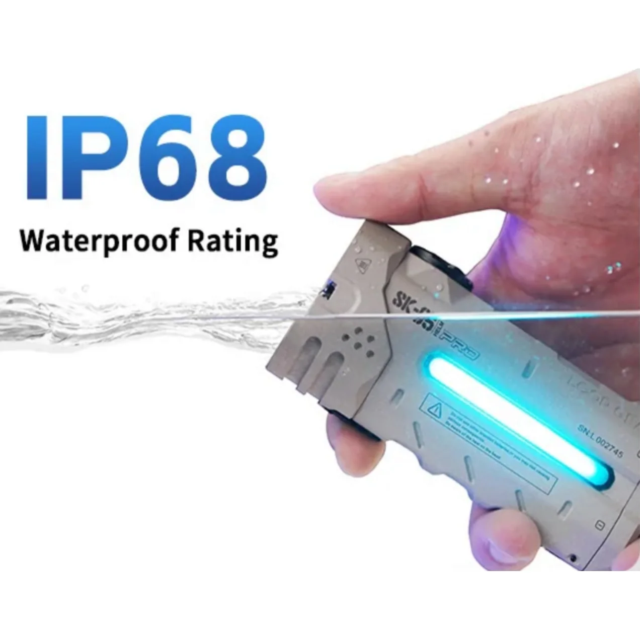 Rechargeable LED Flashlight for Hiking and Daily Use