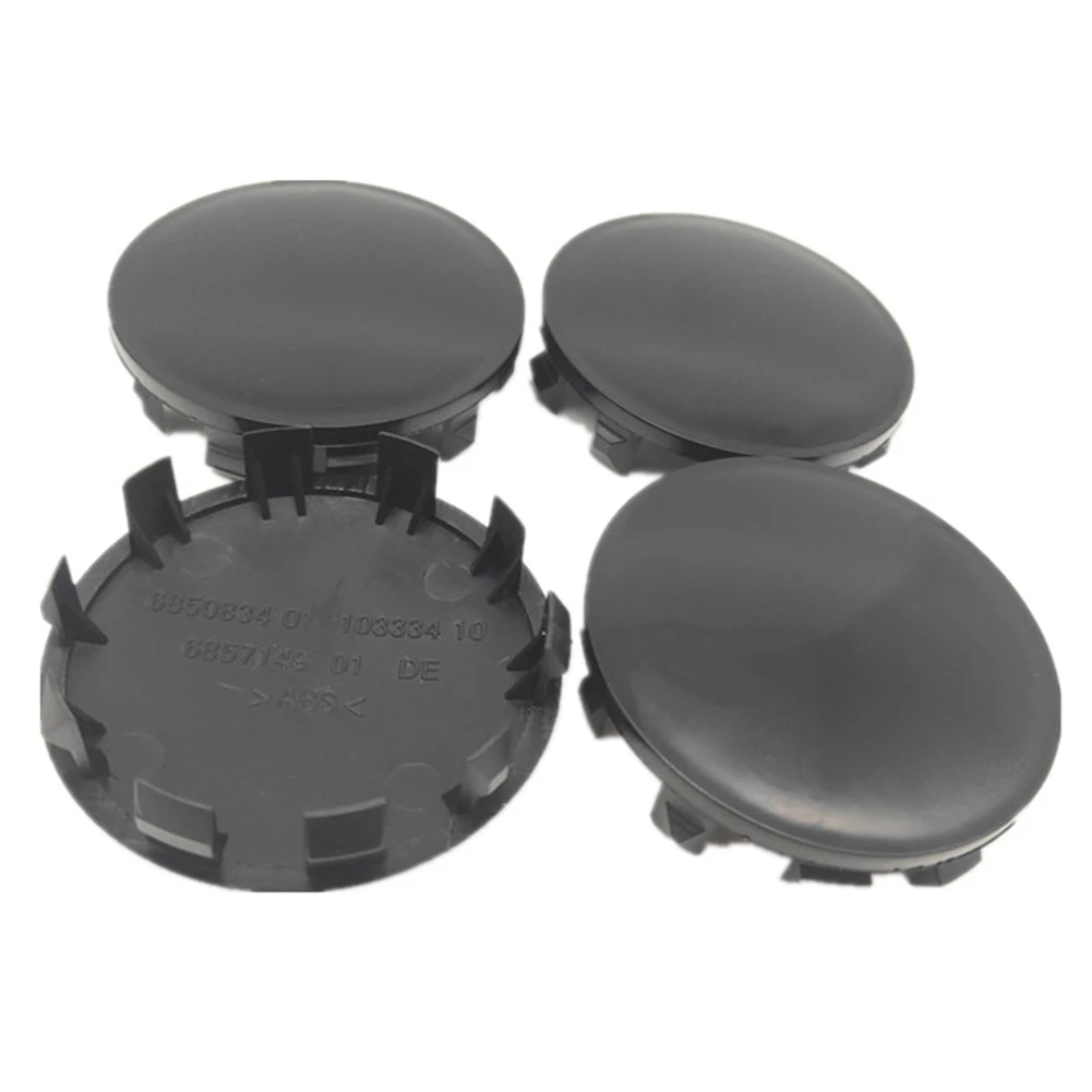 

4Pcs Car Wheel Center Cap Hub Tyre Rim Hub-Cap Cover Fits For BMW ABS Blck 56mm Durable Automobiles Wheel Center Cap