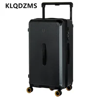 KLQDZMS Rolling Suitcase Large Capacity Trolley Case ABS+PC Women's Password Case 26"28"30"32"34 Inch Wheeled Travel Bag Luggage