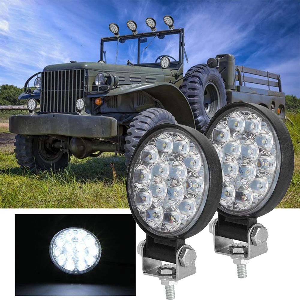 4Inch Offroad Led Light Bar 12V 24V Car Led Spotlight For Off Road Truck Bus Boat Truck Truck Fog Light Car Light Assembly