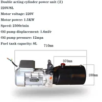 220V380V two-way hydraulic power unit power machine miniature small oil cylinder lifting platform hydraulic pump station 2