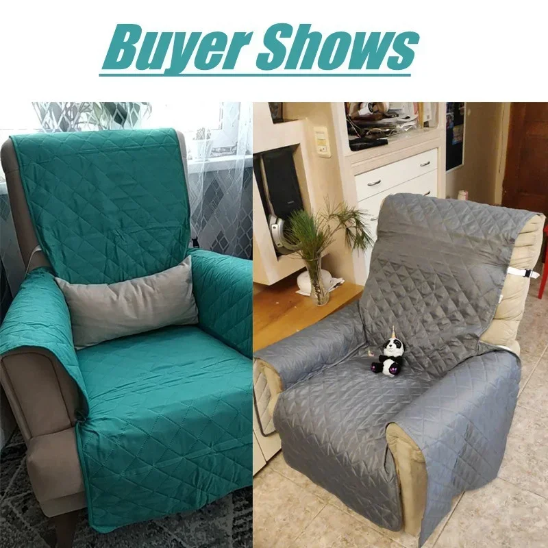 Chair Slip Covers Recliner Sofa Protector Pet Cover for Recliner Anti-Slip Furniture Protector Sofa Armchair Slipcovers