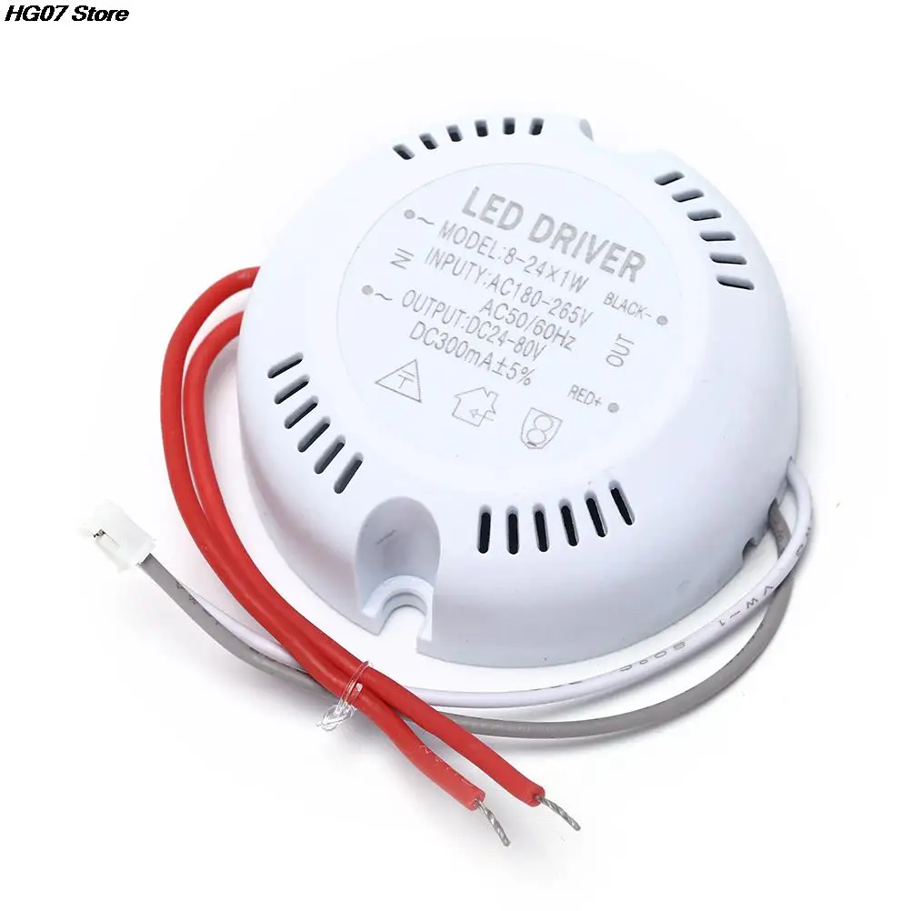 LED 다운라이트용 라운드 드라이버 조명 변환, 천장 드라이버, 220v, 24W, 36W, 1 개