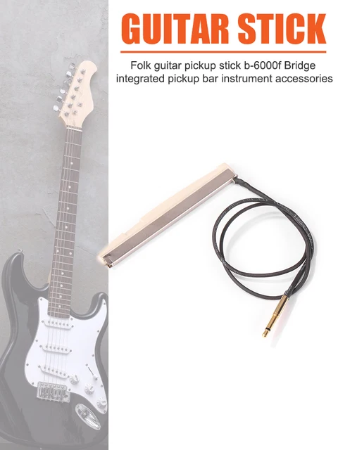 Pickup Per Chitarra Acustica Piezo - 2 Pezzi, Da Ponte, Colore Rosso E Nero - Foto 2