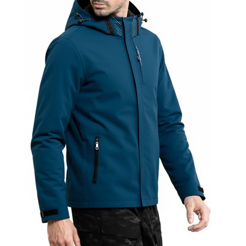 EiAO Men's & Women's Lightweight Waterproof Windproof Jacket - Outdoor Hooded Raincoat Spring Autumn Hiking Trekking Sports Coat