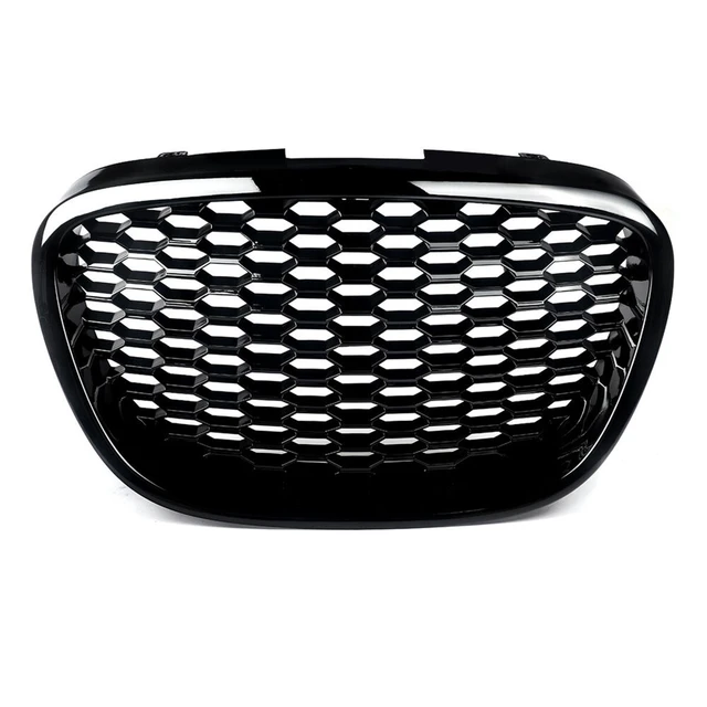 RM-CAR Front Honeycomb Grill Mesh Badgeless Grille For Seat Leon