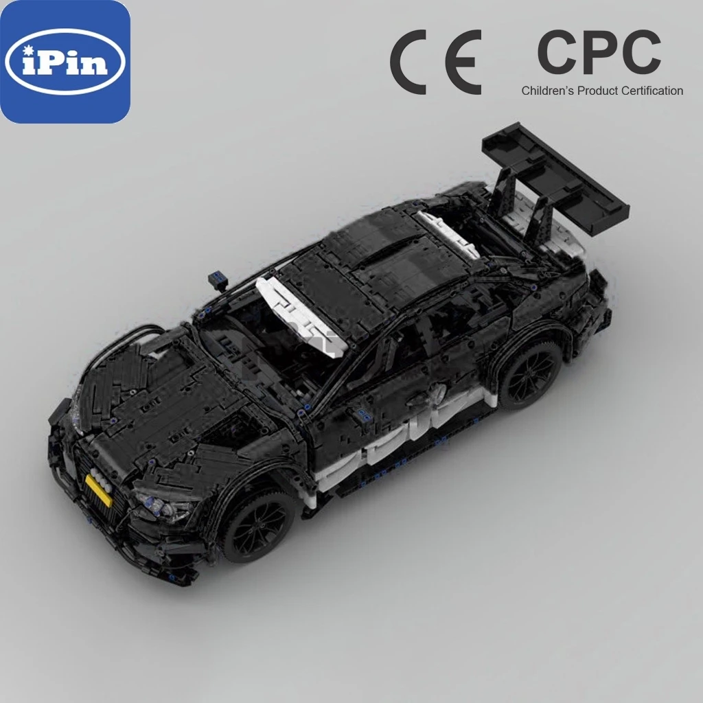 Новый конструктор LEGOINS RC спортивный автомобиль Audiesins RS5 сборка и строительство детских игрушек подарок на день рождения Модель