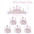 6pcs paper hat 1