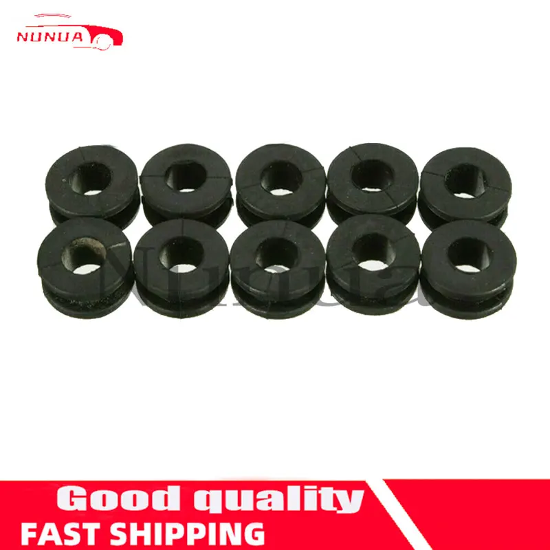Motorcycle Side Cover Rubber Grommets Gasket Fairings 10Pcs For Yamaha For Honda Suzuki CBR GSXR Ninja ZX YZF Kawasaki motorcycle screw caps motorcycle nut covers
