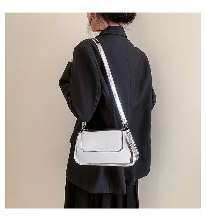 Bags for Women Bright Shiny Dinner Party Shoulder Bag сумка женская Bags for Ladies Fashion Small Square Bag Shoulder Bags