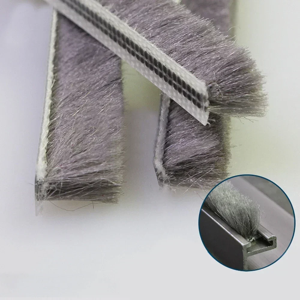 10m Sound Insulating Draught Excluder Brush Seal Strip