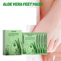 EELHOE Aloe Vera Foot Mask Peeling Leg Mask Exfoliating Sock Scrub Foot Massage Anti Crack Heel Removal Pedicure Skin Care Pad