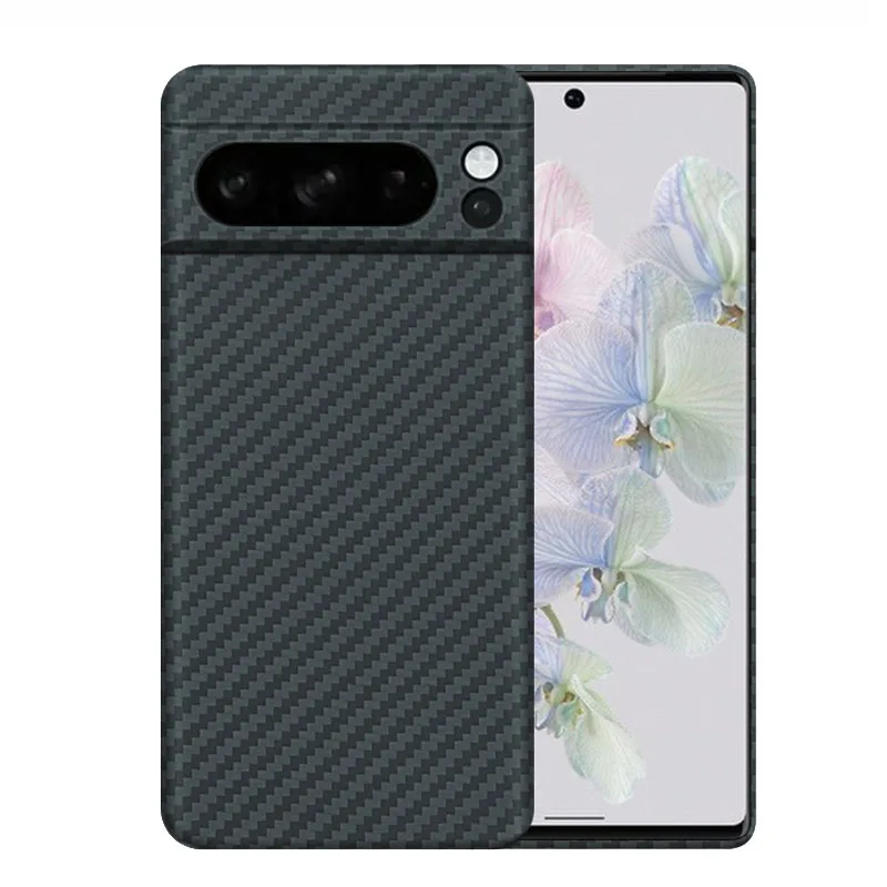 Case for Google Pixel 8 & 8 Pro Magsafe Strength Magnetic Ring Real Carbon Fiber Aramid Mobile Phone Protective Cover Shell 2