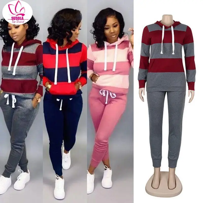 

Комплект из двух предметов, спортивный костюм для женщин, комплект из двух предметов с длинным рукавом, штаны с капюшоном, зимний женский костюм, комплект из двух предметов