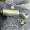 Handmade Titanium Alloy for Kawasaki ZH2 20-23 H2 2015-2023 H2SX H2SX SE Motorcycle Exhaust Muffler Link Pipe Slip-on Exhaust
