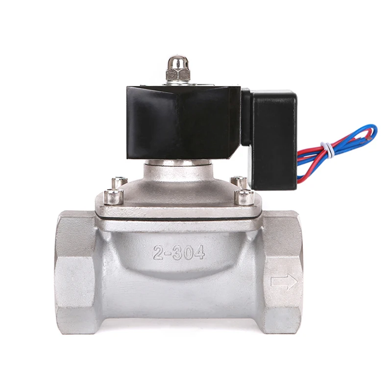 

2" Normally Closed/Open Waterproof Solenoid Valve AC220V 110V DC24V 12V Energy Saving Solenoid Valves 24 Hours No Heating