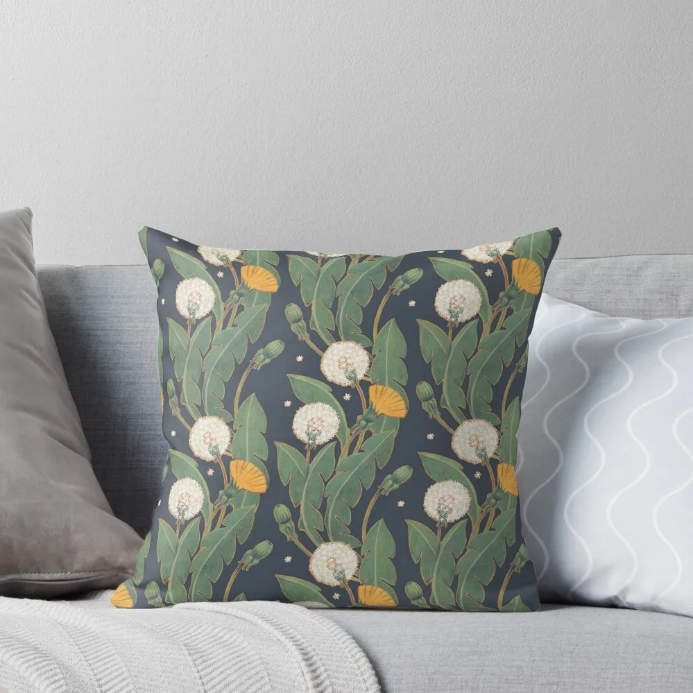 

dandelion seamless pattern Throw Pillow Custom Cushion Sofa Cushions Cover Couch Cushions